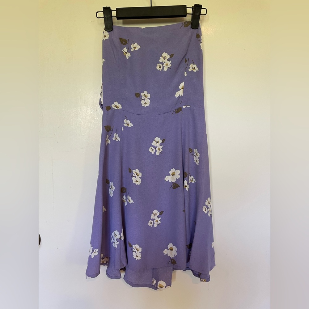 Reformation Flower Slip Dress (Floral Lilac)